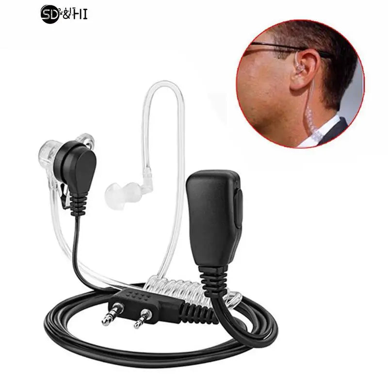 Intercom Tube Security Bodyguard Acoustic Earphones Acoustic Tube In-Ear Earpiece Radio Police Security In Ear Air Headphone