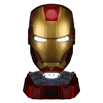 2024 New 1:1 Collection Iron Man Mk5 Helmet Black Gold Black Silver Touch Luminous Cool Handsome Helmet Halloween Birthday Gift