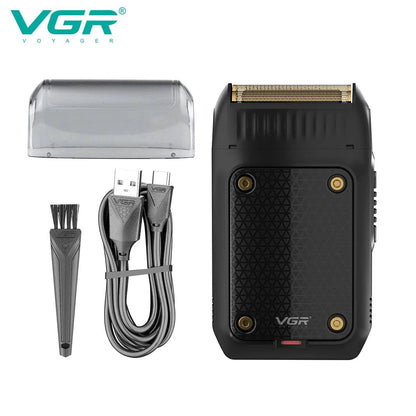 VGR Electric Razor Professional Shaver Portable Shaving Machine Mini Beard Trimmer Razor Reciprocating Shaver for Men V-353