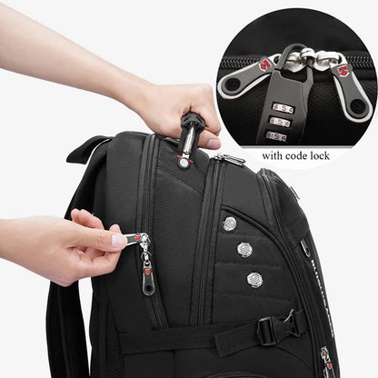 2024 Waterproof 17/20 Inch Laptop Backpack Men Airplane Travel Backpack Women Oxford Rucksack Male School Bag modern Mochila