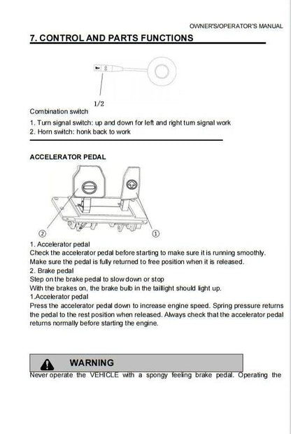 Best Selling Off-Road Electric Golf Cart User Manual - MarvelouStoree