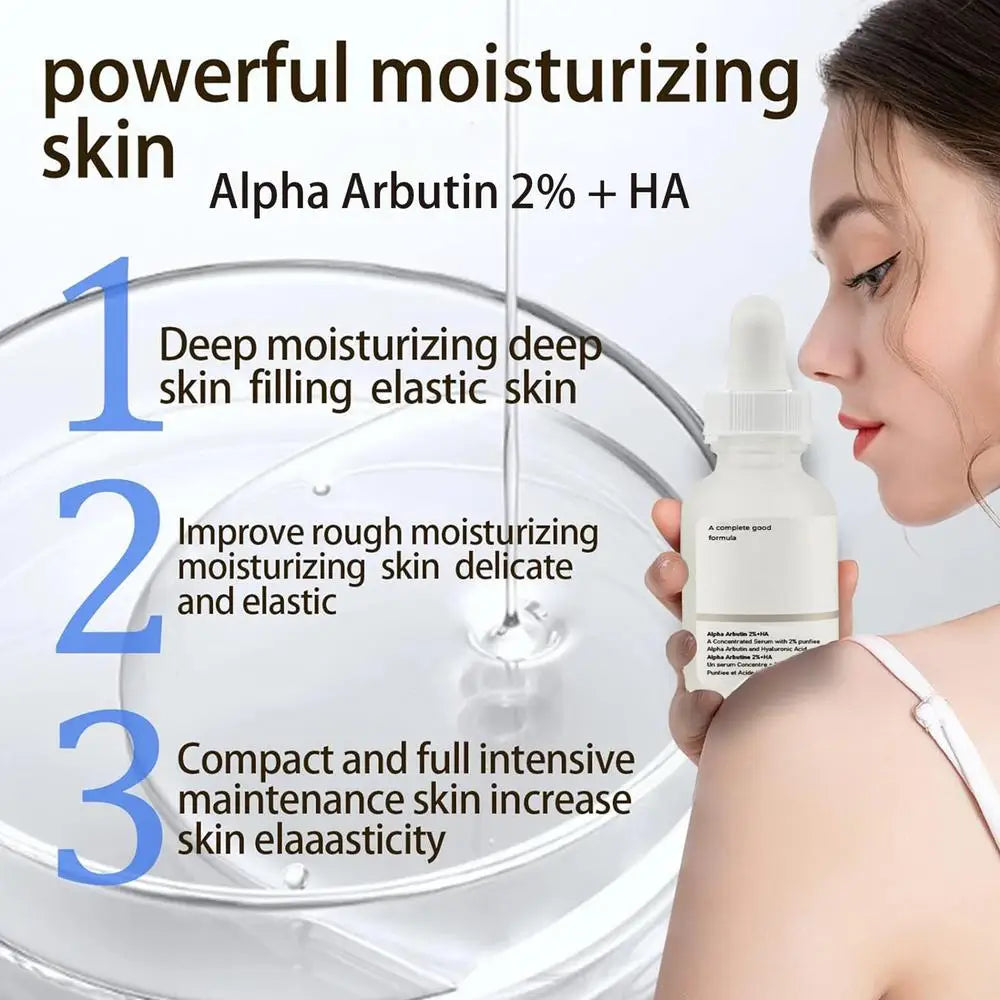 30ml Arbutin Stock Solution Rejuvenating Essence Brightens Skin Decomposes Pigments Whiten Improves Bleaching Dark Spot Serum