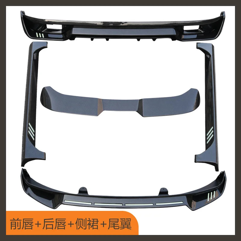 2022 Suit For Wuling Hongguang Big Surround Macarone Special Tail Wing Refitting Medium Net Explosive Front Shovel Rear Lip Mini