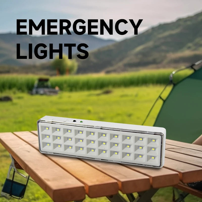 Handheld Emergency Light LED Fire Fighting Lights Power Failure Emergency Lamps Wall Mounted Bulbs Indoor Diammable Lighting