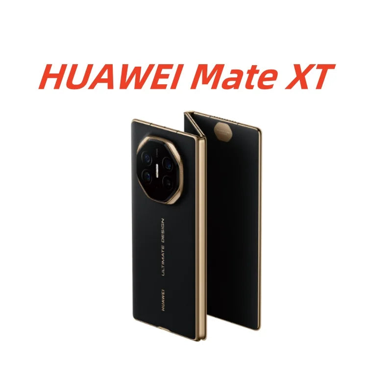 New Huawei Mate XT Folded Screen Mobile Phone  5600mAh 66W Wired 50W Wireless 50MP Rear Three Cameras HarmonyOS 4.2 NFC OTA