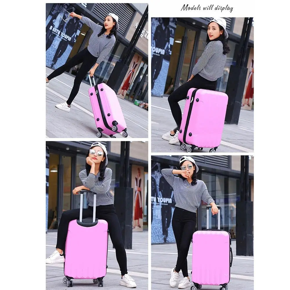 New Fashion 20 Inch Travel Suitcase Universal Wheel Password Trolley Case Small Lightweight Leather Boarding Luggage