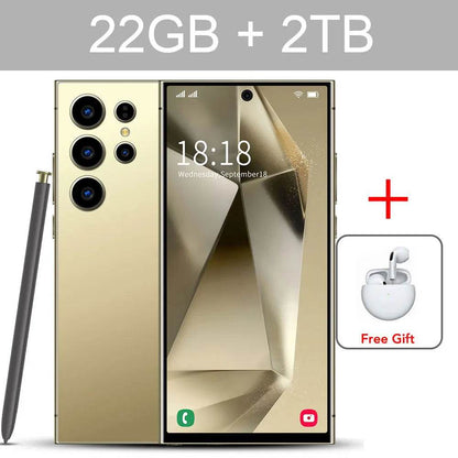 S24 Ultra 7.3HD Mobile CASES Phones Original Smartphone 5G Dual SIM Android 14 Cell Phone Snapdragon 8 gen 3 Global Version Cellphones - MarvelouStoree