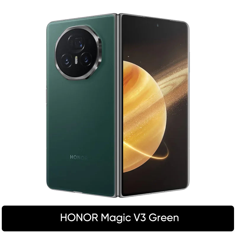 Honor Magic V3 5G Global Version Foldable LTPO Snapdragon 8 Gen 3 7.92" 120Hz AMOLED Display 50MP Triple Cameras 5150mAh 66W NFC