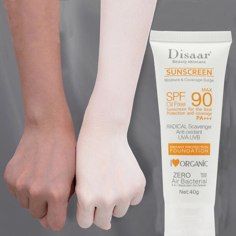 Whiten Cream Waterproof Long Lasting Face Body Skin SPF90 Sunscreen Sunscreen Outdoor Indoor Summer Face Body