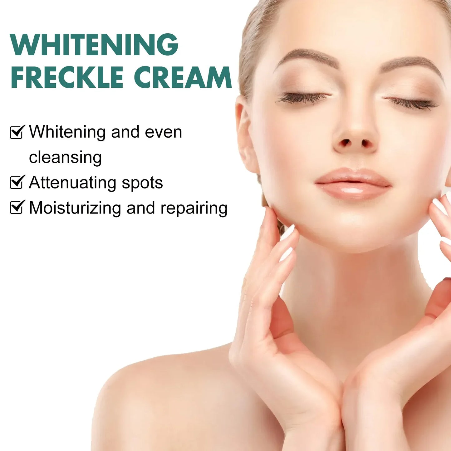 eelhoe Niacinamide Melasma Brightening Cream Reduce Melanin Brighten Cream Lighten Dark Skin Chloasma Serum Fade Fine Face Lines