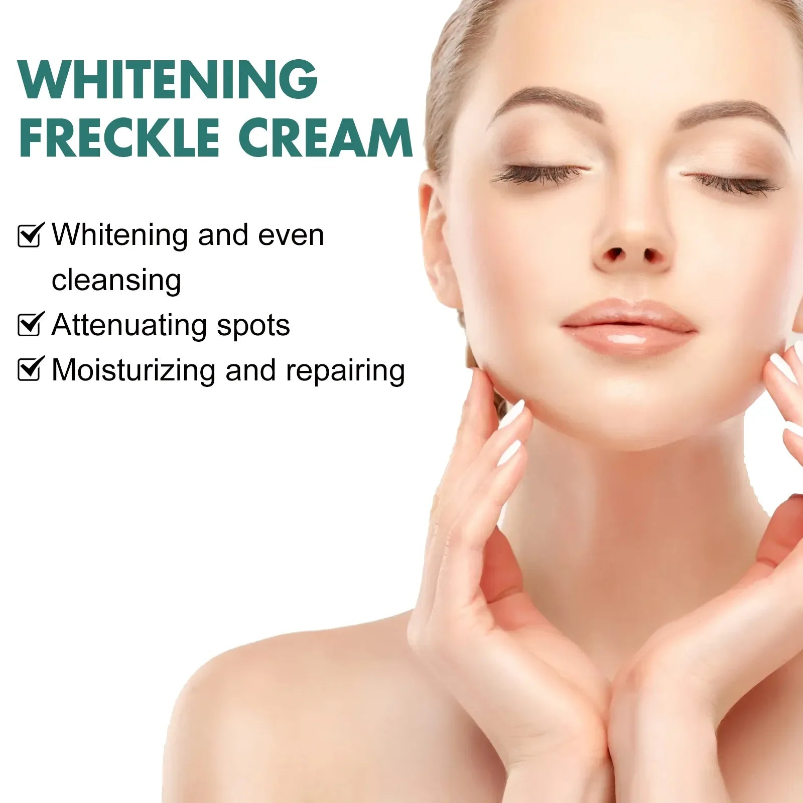 eelhoe Niacinamide Melasma Brightening Cream Reduce Melanin Brighten Cream Lighten Dark Skin Chloasma Serum Fade Fine Face Lines