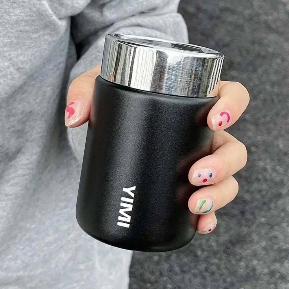 230ml Mini Thermal Cup Portable Stainless Steel Lightweight Coffee Mug Leak-proof Insulated Water Bottle