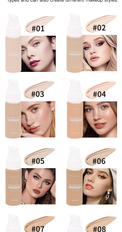 Liquid Foundation Effective Concealer Waterproof Sweat-resistant Makeup Professional Cosmetics