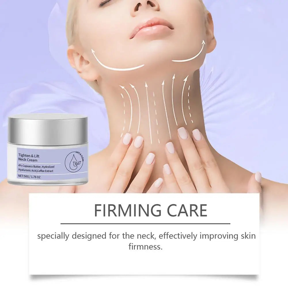 1pcs 50g Neck Cream - Tighten & Lift Firming Neck Cream For Daily Use Beauty Neck Skin Care Product