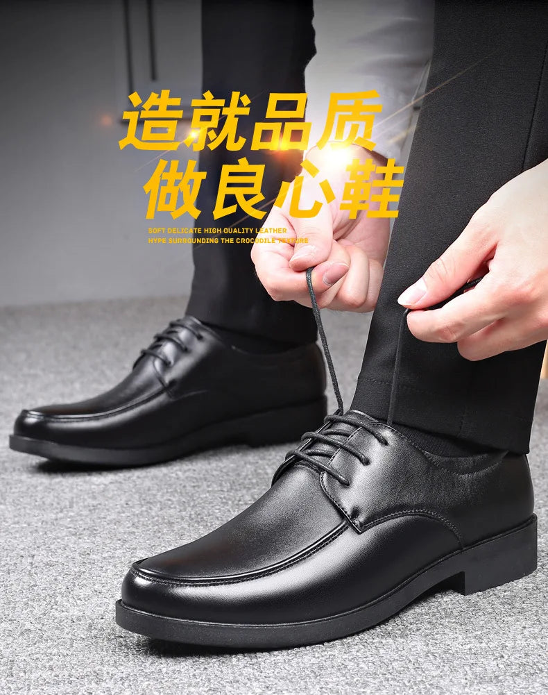 Mens Dress Shoes Men's Formal Original Leather Italian Skin Shoes for Men Elegant Casual Business Luxury Social Male Shoe