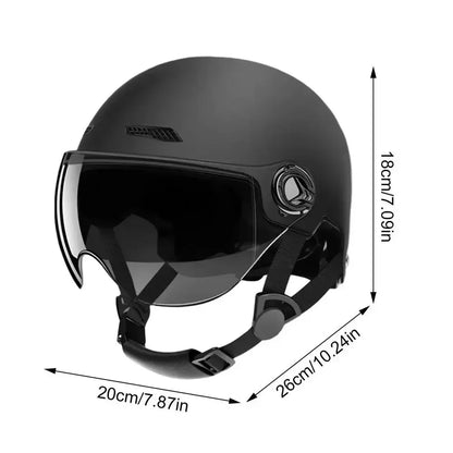 Bicycle Helmet Safe and Comfortable Adult Lightweight Helmet with Goggles for Motorcycle Electric Vehicle Mountain Bike