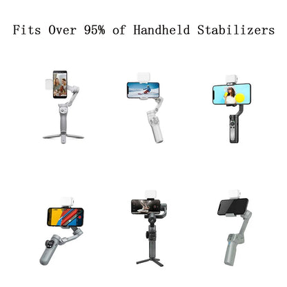 RGB Magnetic Fill Light for Gimbal LED Video Light Photography Portable Mini Fill Light for Hohem Zhiyun Feiyu Gimbal Stabilizer