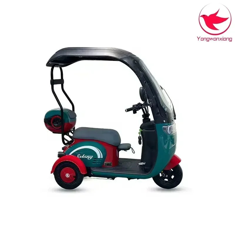 Mobility Scooter Adult Elderly Passenger Electric Tricycle With Roof Disability Mini Small Electric Scooter With Shed 3 Wheels