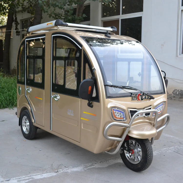 2018 New Design Enclosed Body Electric Tricycle China 5 Doors Electric Tricycle