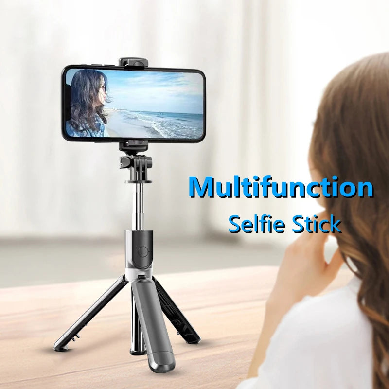 Cell Phone Holder Selfie Stick Tripod For iPhone Xiaomi Samsung Huawei For Live Streaming Mobile phone Support Remote Control