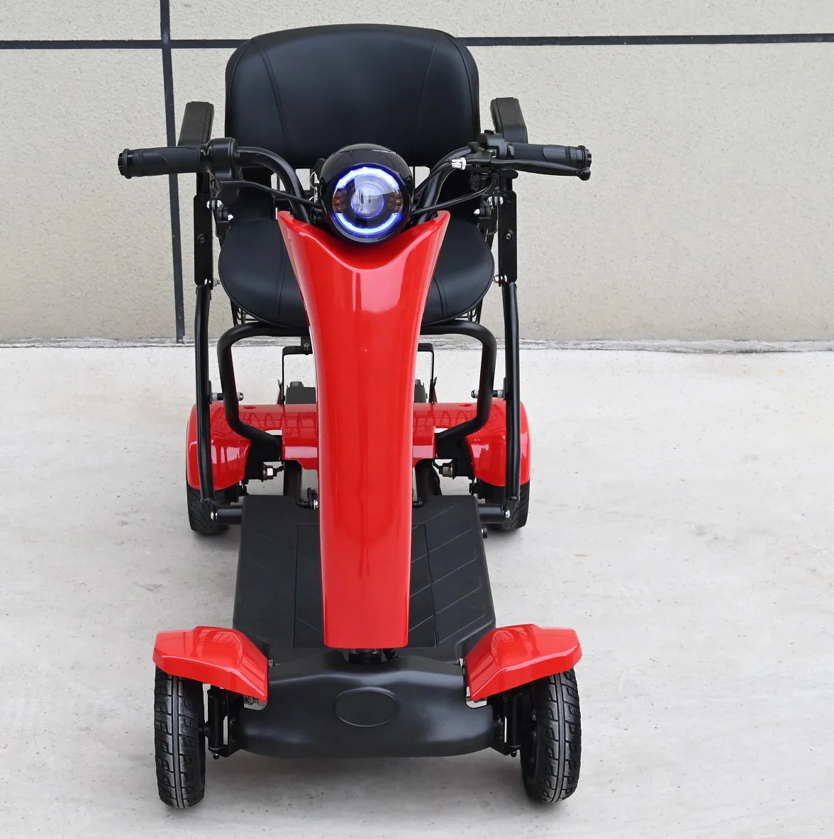 wholesale 500w cheap dual motor 4 wheel automatic handicapped adults mobility electric folding scooter