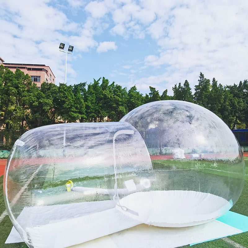 Inflatable Bubble House Outdoor PVC Clear Home Tent Commercial Camping Bubble Tent House Dome Transparent 3M(Exclude Blower)