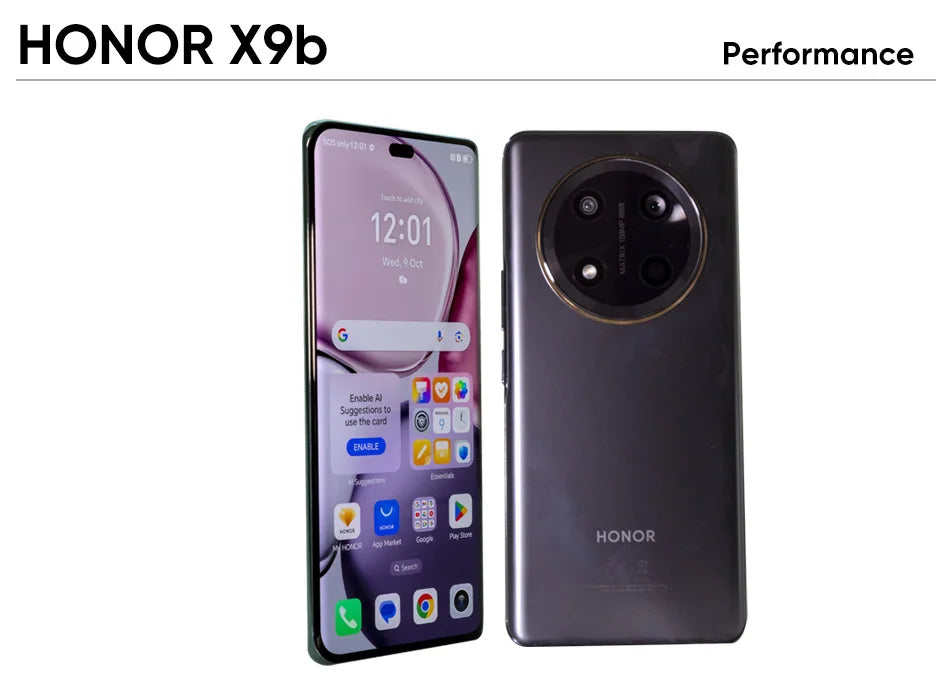 2024 New HONOR X9c 5G Global Version 6.78" Anti-drop 120Hz Curved Screen 108MP Triple Cameras 6600mAh Battery Android14 Dual SIM