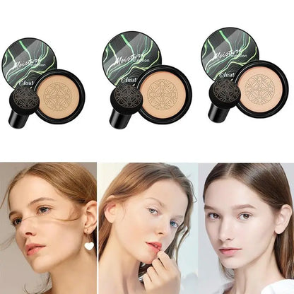 BB CC Cream Face Foundation Concealer Cushion Mushroom Base Waterproof Brighten Makeup Brightening Tone Cosmetics Make up