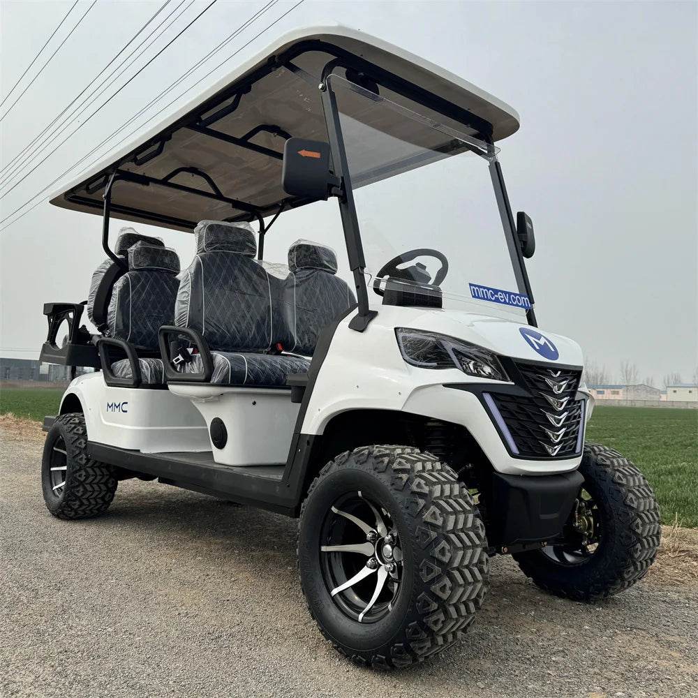 Customize New Club Sightseeing Golf Car 4/6 Seater 48V 60V Off-road Solar Electric Golf Cart - MarvelouStoree