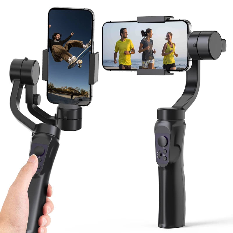 F11 3-Axis Gimbal Stabilizer Smartphone Foldable Handheld Phone Smile Snapshot Vlgo Video Record For iPhone Cellphone Huawei