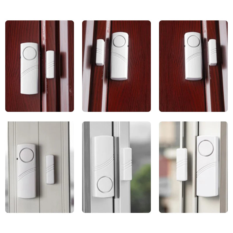 Independent Door Sensor Burglar Alarm Open Closed Magnetic Gap Window Alarm Detector Security Protection Wireless Alarm System