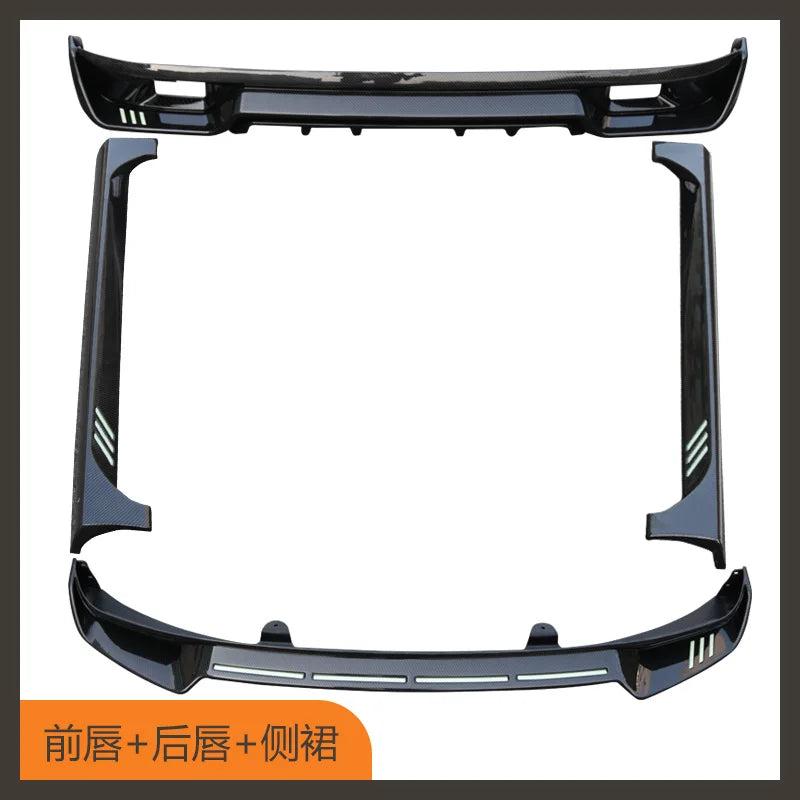 2022 Suit For Wuling Hongguang Big Surround Macarone Special Tail Wing Refitting Medium Net Explosive Front Shovel Rear Lip Mini