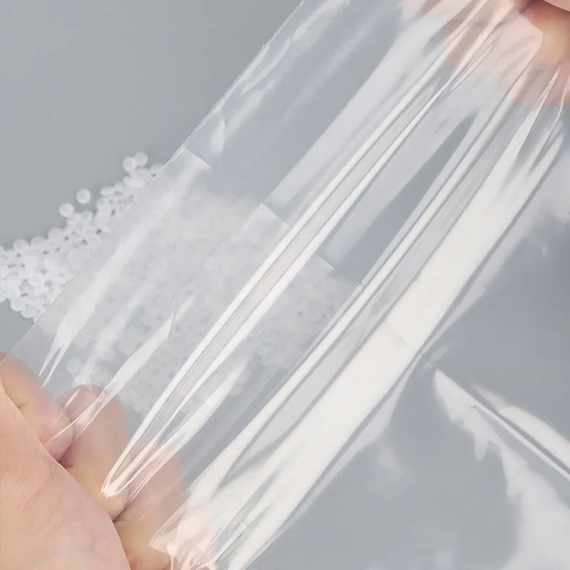 100pcs Transparent Ziplock Bag Sealed Department Store Bags Small Jewelry Parts Small Accessories Bag Ring Crystal Packing Pouch