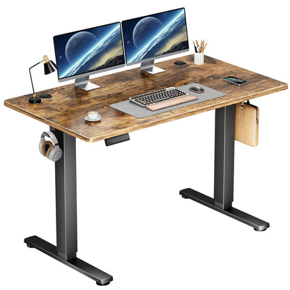 JHK Electric Standing Desk Height Adjustable 40x24 Inch Stand Up Sit Stand Computer Desk Workstation Ergonomic Work Table - MarvelouStoree