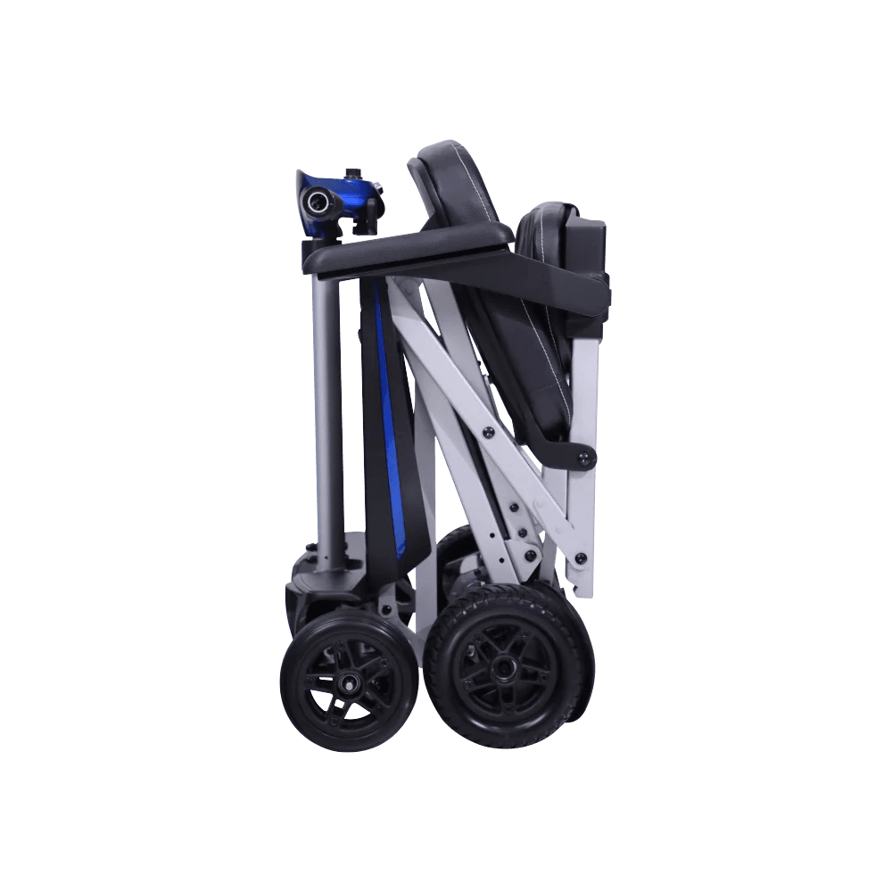 Foldable CART Travel Mobility Scooter Small Folding Electric Tricycle Adult Home Travel on Behalf of The Elderly Scooter Electric Car - MarvelouStoree