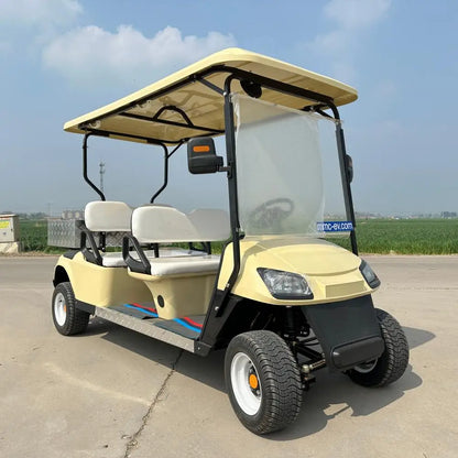 2024 72V Electric Golf Cart 4+2 Seater Lithium 5KW 7KW AC Motor AC Motor Off Road Golf Cart Hunting Golf Buggy