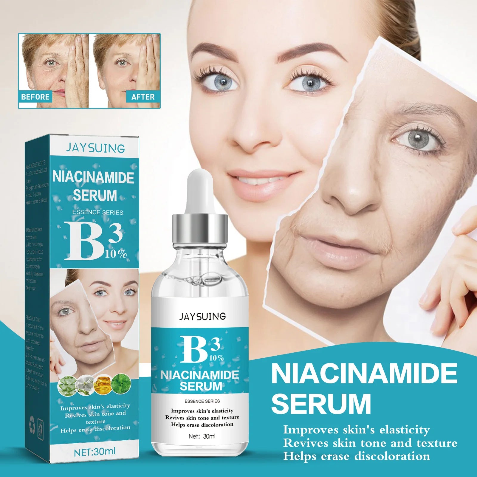 Instant Anti-wrinkle Serum Face Neck Forehead Wrinkles Removal Anti-aging Skin Lifting Firming Fine Lines Product