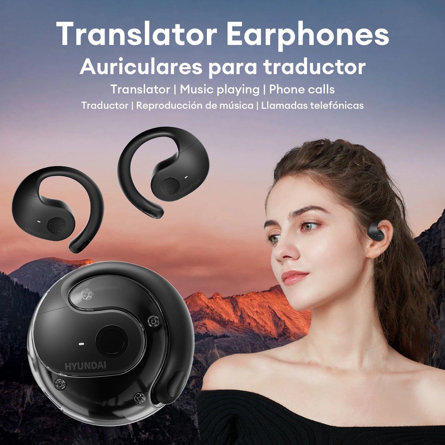 Choice HYUNDAI HY-T26 Pro Bluetooth 5.4 Earphones Ultra Hardware 24h Long Battery Life Headphone AI Functions HIFI Sound quality