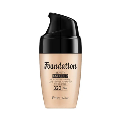 LAIKOU Liquid Foundation Moisturizing Long Lasting Face Comestics Natural Brighten Face Base Tone Make Up 30ml