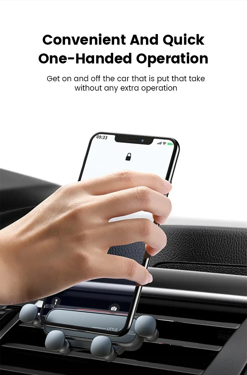 Olaf Gravity Car Phone Holder Air Vent Clip Mount Mobile Cell Phone Stand In Car GPS Support For iPhone 13 12 Pro Xiaomi Samsung