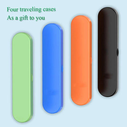 Tongue Cleaner Portable Case Stainless Steel Color Tongue Scraper Adult To Remove Bad Breath Mouth Cleaner Board Reuse Oral Care