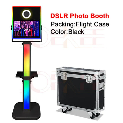 15.6 inch Touch Screen Portable Selfie Machine Magic Mirror Photo Booth DSLR Photo Booth for Weddings Parties Events