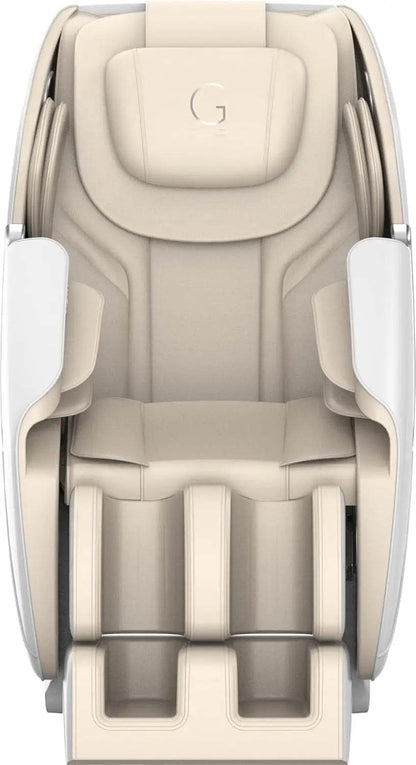 Full Body Massage Chair With 14 Fixed Points, Zero Gravity, Bluetooth, Heated- White - MarvelouStoree