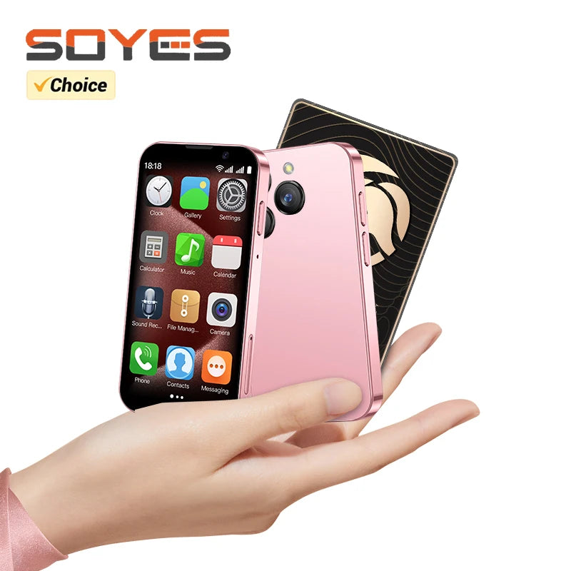 SOYES XS18 Pro 3.0" Mini Smart Phone Android8.1 Face ID 2GB RAM 16GB ROM Facial Recognition Dual SIM Standby 3G Small Phone