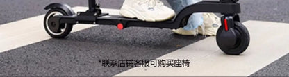 HX Happy Folding Electric Scooter Adult Mini Small Electric Vehicle Ultra Light Portable Transport Artifact Battery Car