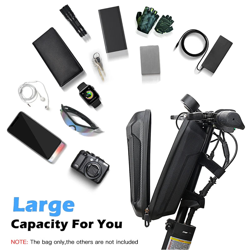 Electric Scooter Front Bag Waterproof EVA Hard Shell Bags Reflective Handlebar Hanging Bag Storage Accessories For Xiaomi M365