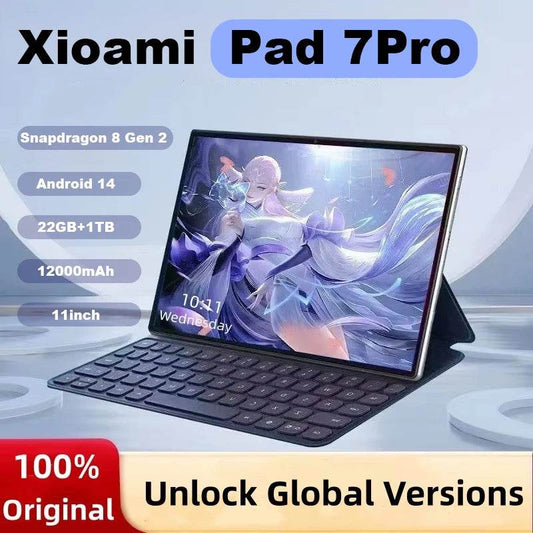 2024 NEW Original MI Tablet 11inch Snapdrago 8gen2 Pad 7 Pro  HD 4K Android 14 16GB+1T 10000mAh 5G Dual SIM WiFi GPS Tablet PC