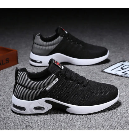 Professional Running Shoes For Men Lightweight Men's Designer Mesh Sneakers Lace-Up Male Outdoor Sports Tennis Shoe