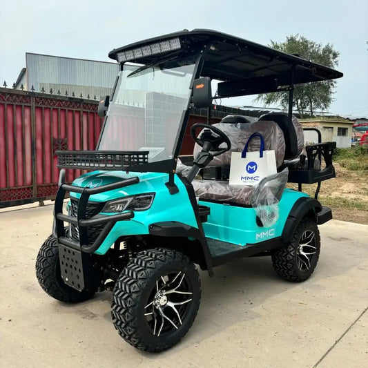 2024 New Lifted 72V Lithium Electric Golf Carts Street Legal multi-Function CE Approved 4/6 Seater Hunting Golf Carts