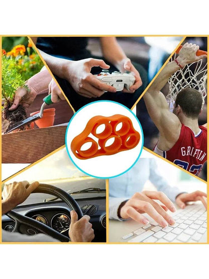 1Pcs 5 Pinch Carpal Expanders Exerciser Wrist Stretcher Finger Gripper Expander Strength Trainer Exercise Silicone Hand